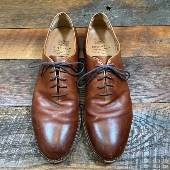 Cole Haan American Classics Grand 360 Cap Toe Oxford Dress Shoes Brown Sz 10 - Picture 1 of 12